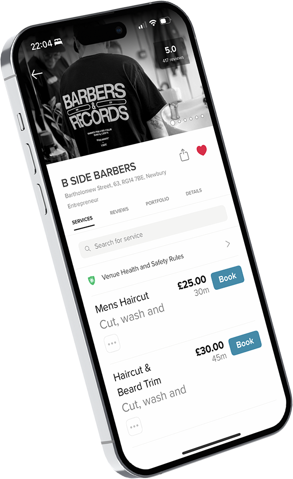Mens Barbers Newbury - Book now!